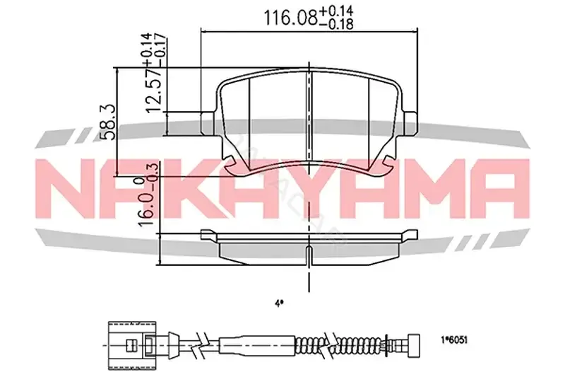 Тормозные колодки NAKAYAMA HP8387NY