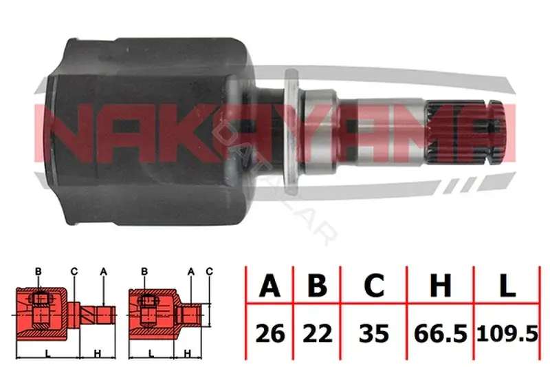 Шрус NAKAYAMA NJ7146NY