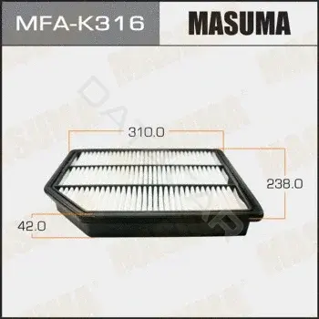 Воздушный фильтр MASUMA MFA-K316