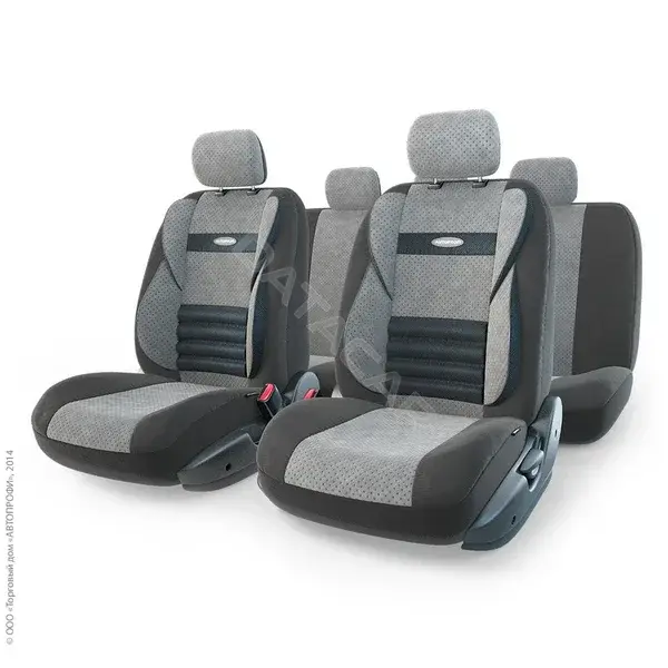 Чехлы на сиденья, накидки AUTOPROFI CMB-1105BK/D.GY(M)