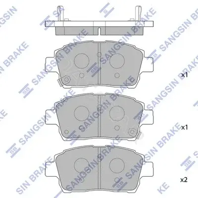 Тормозные колодки Hi-Q SP1232