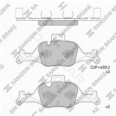 Тормозные колодки Hi-Q SP2601