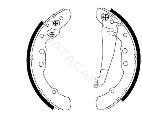 Барабанные колодки TEXTAR 91044400