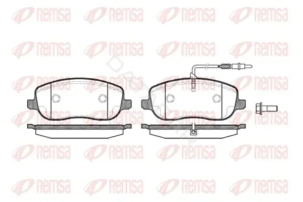 Тормозные колодки REMSA 0879.12
