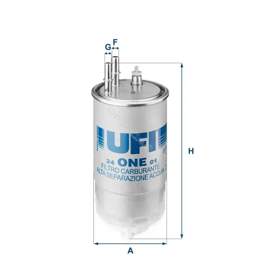 Топливный фильтр UFI 24.ONE.01