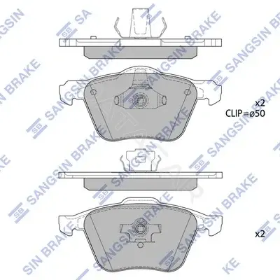 Тормозные колодки Hi-Q SP4363