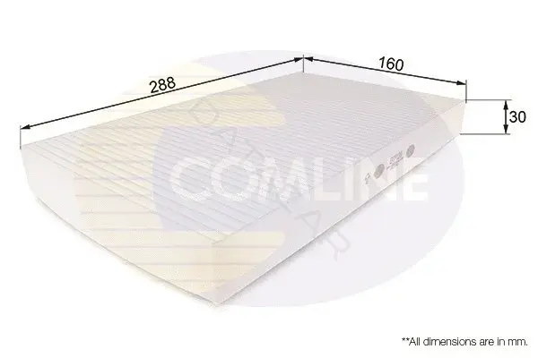 Фильтр салонный COMLINE EKF120