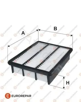 Воздушный фильтр EUROREPAR 1611158380