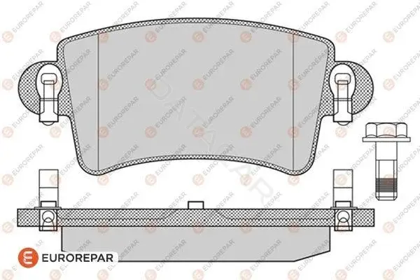 Тормозные колодки EUROREPAR 1617258980