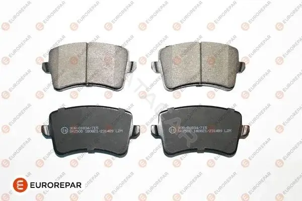 Тормозные колодки EUROREPAR 1617271980
