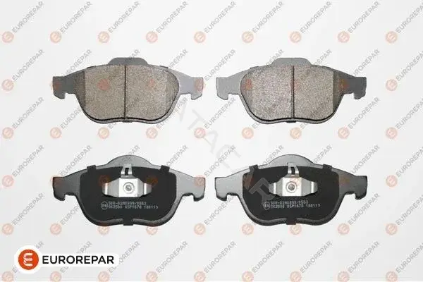 Тормозные колодки EUROREPAR 1617272880