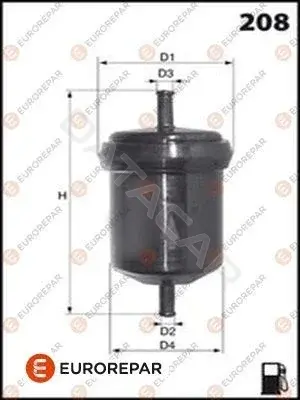 Топливный фильтр EUROREPAR E145069