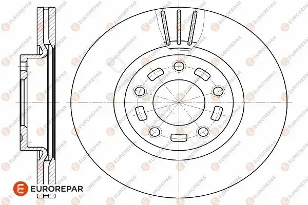 Тормозные диски EUROREPAR 1642760180