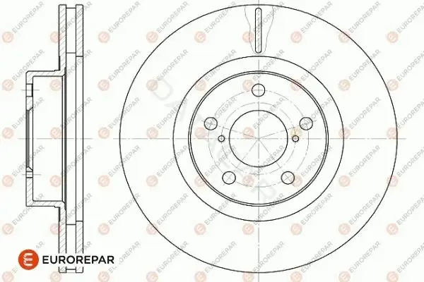 Тормозные диски EUROREPAR 1642781580