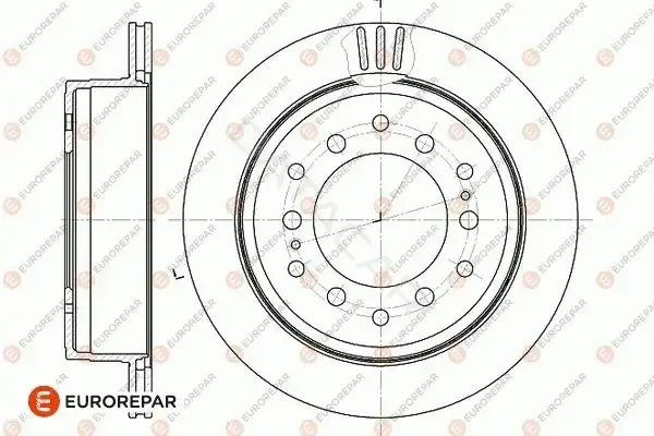 Тормозные диски EUROREPAR 1667852880
