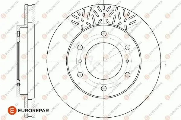 Тормозные диски EUROREPAR 1667856680