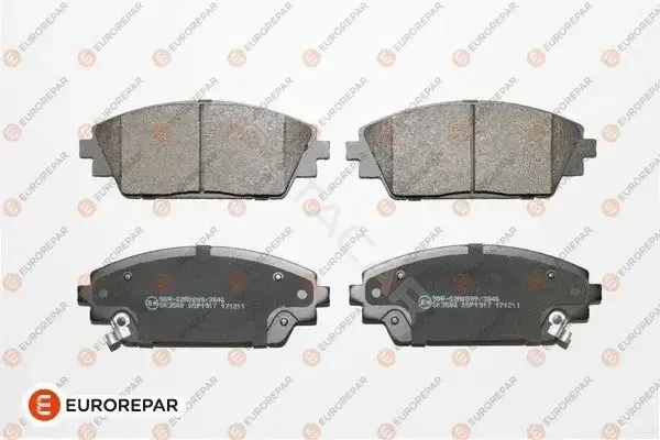Тормозные колодки EUROREPAR 1639381780