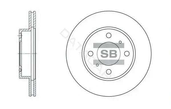Тормозные диски Hi-Q SD4303