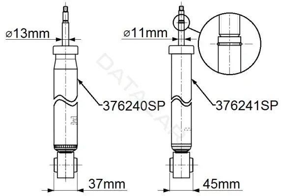 Амортизаторы MONROE 376241SP