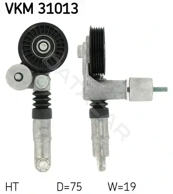 Натяжитель ремня генератора SKF VKM31013
