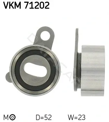 Натяжной ролик ГРМ SKF VKM71202