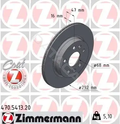 Тормозные диски ZIMMERMANN 470.5413.20