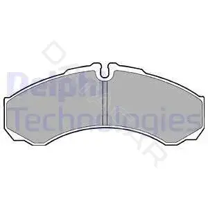 Тормозные колодки DELPHI LP1616