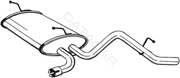 Глушитель выхлопных газов BOSAL 141-007