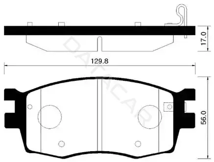 Тормозные колодки HSB GOLD HP1034
