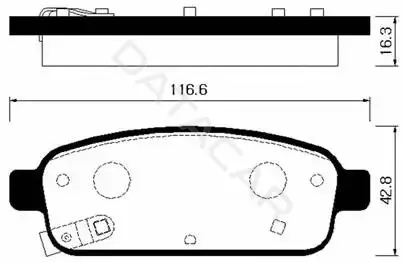 Тормозные колодки HSB GOLD HP2022