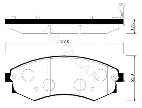Тормозные колодки HSB GOLD HP0007