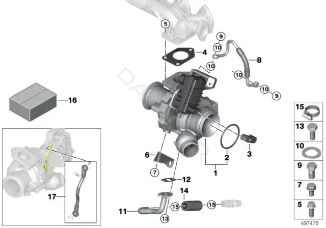 Болт подвески BMW 11657801771