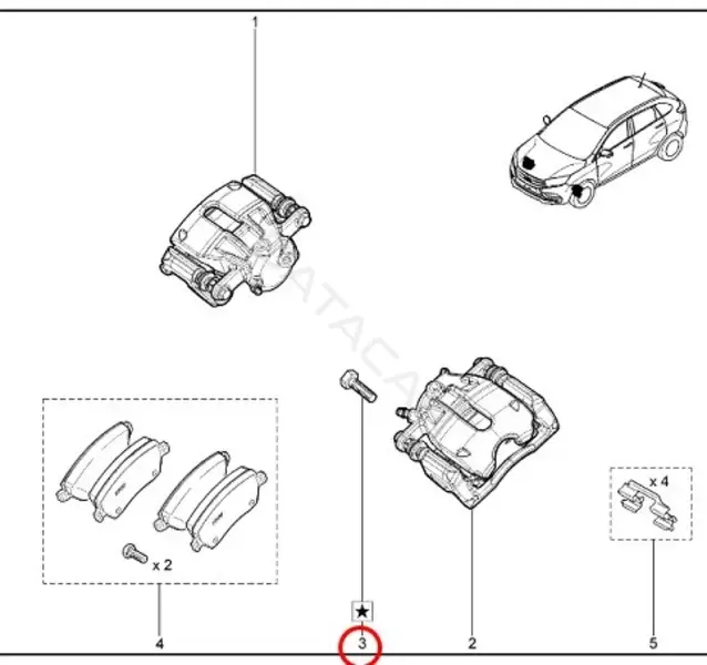 Болт подвески LADA 7703101617