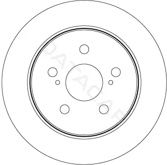 Тормозные диски TRW DF8335
