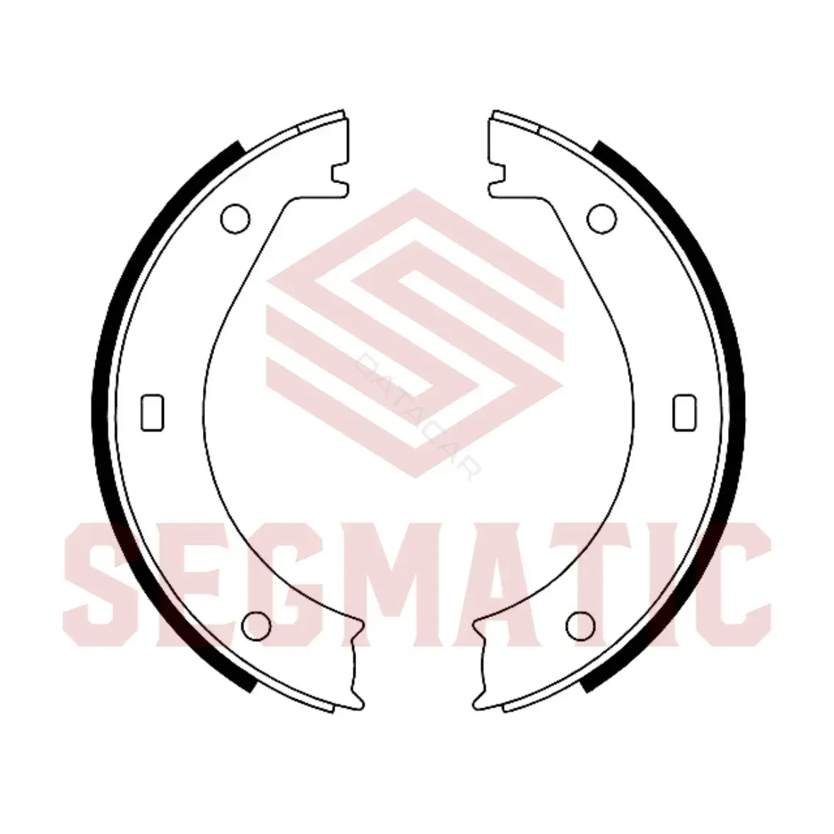 Барабанные колодки SEGMATIC SGBPD4057