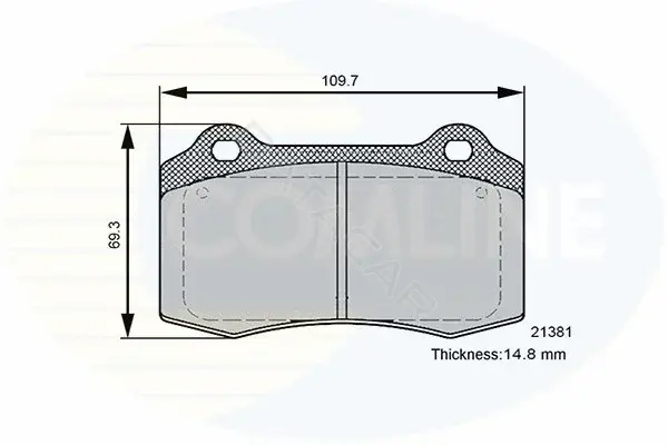 Тормозные колодки COMLINE CBP36089