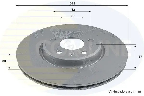 Тормозные диски COMLINE ADC2864V