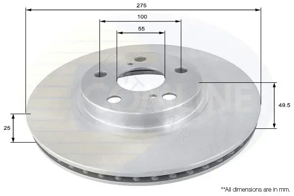 Тормозные диски COMLINE ADC01113V