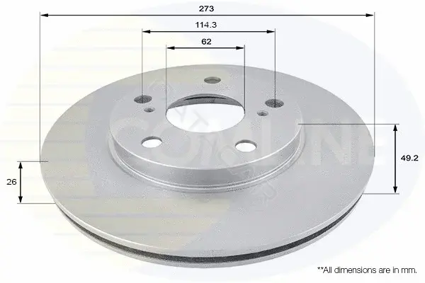Тормозные диски COMLINE ADC01139V
