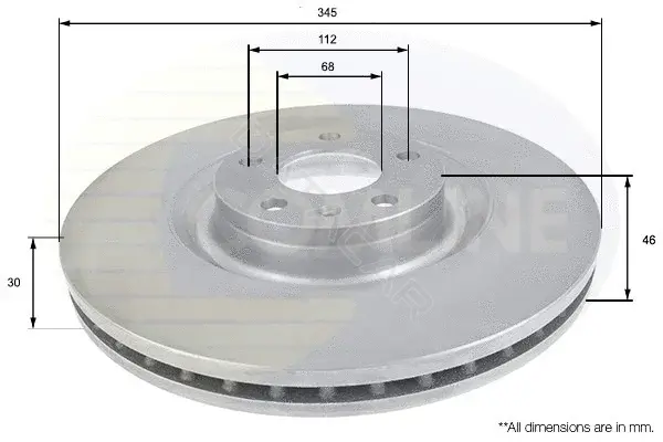 Тормозные диски COMLINE ADC1484V