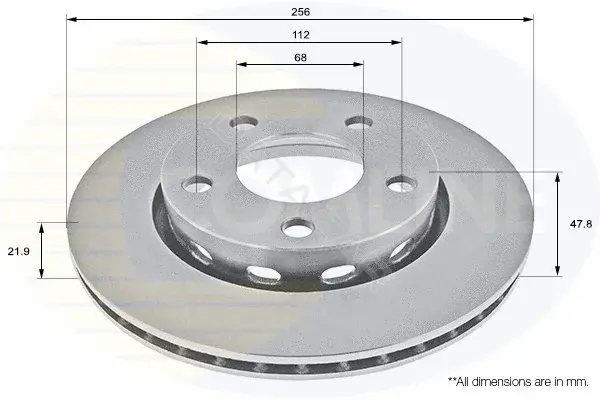 Тормозные диски COMLINE ADC1489V