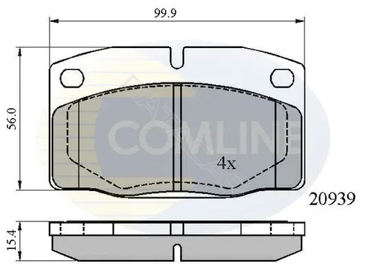 Тормозные колодки COMLINE CBP0135