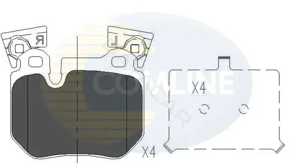 Тормозные колодки COMLINE CBP06023