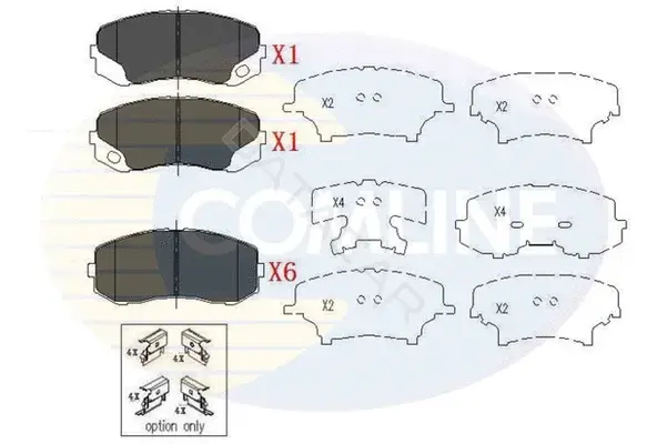 Тормозные колодки COMLINE CBP06079