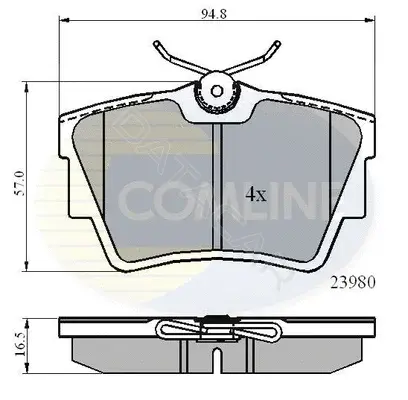 Тормозные колодки COMLINE CBP0874