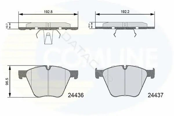 Тормозные колодки COMLINE CBP06111
