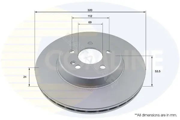Тормозные диски COMLINE ADC4080V