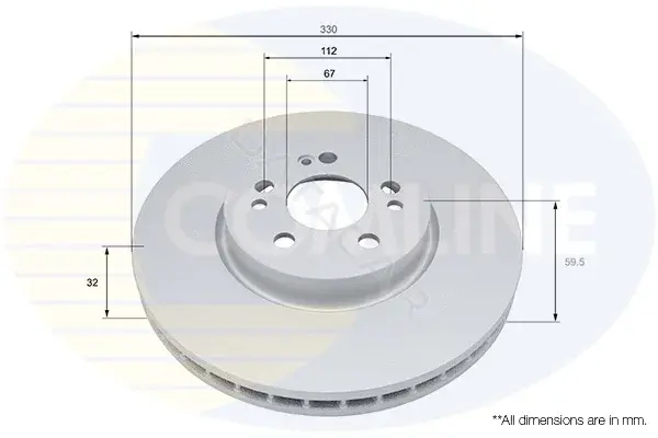 Тормозные диски COMLINE ADC5110V