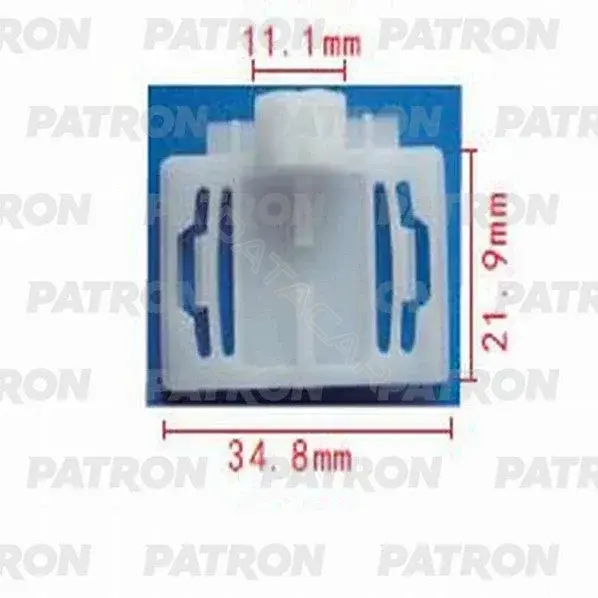 Клипсы, фиксаторы, зажимы PATRON P37-0798