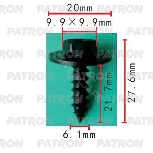 Клипсы, фиксаторы, зажимы PATRON P37-2149